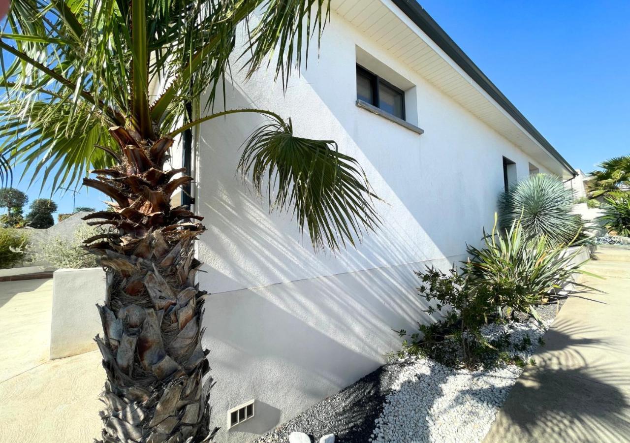 Villa Contemporaine Avec Piscine Chauffee Proche Des Plages Sauvian Exterior foto